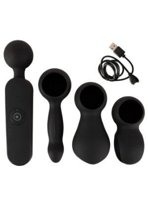 Wand Vibrator with 3 Attachments